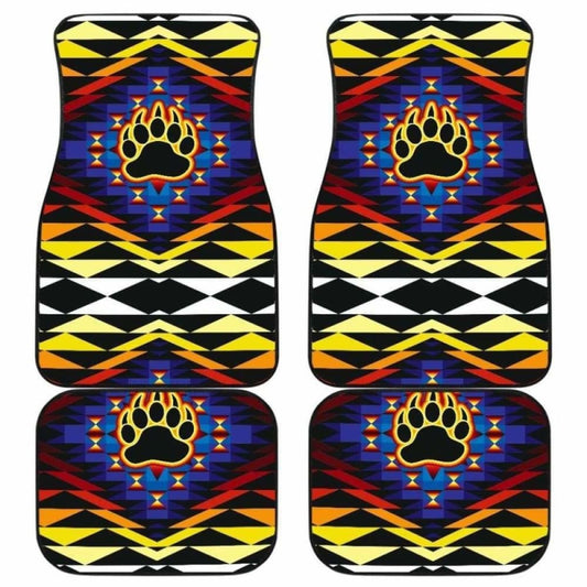Sunset Bearpaw Car Floor Mats