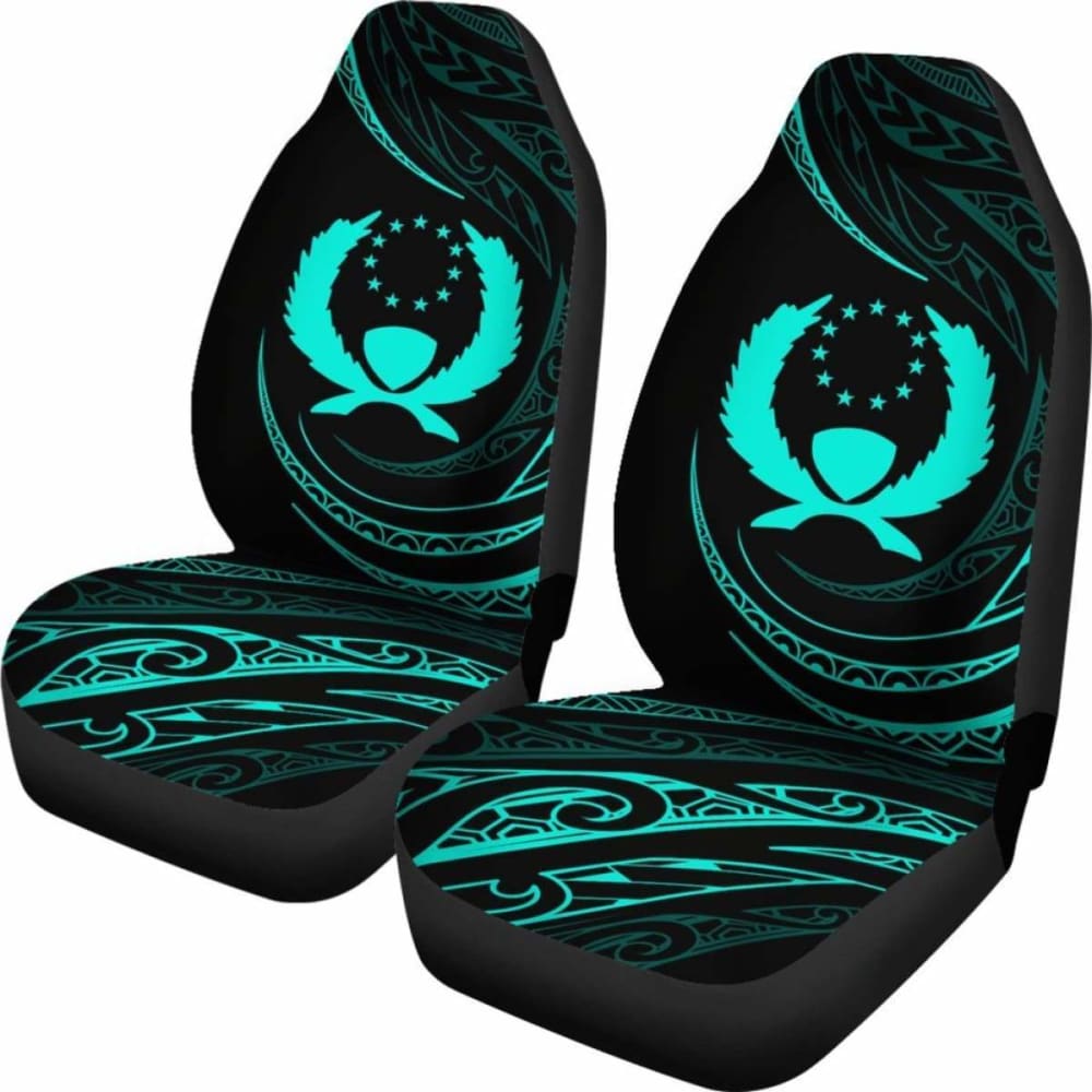 Pohnpei Islands Car Seat Covers - Turquoise - Frida Style -