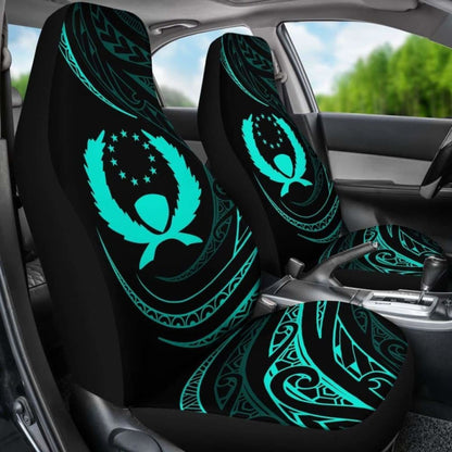 Pohnpei Islands Car Seat Covers - Turquoise - Frida Style -