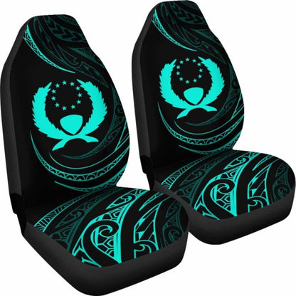 Pohnpei Islands Car Seat Covers - Turquoise - Frida Style -