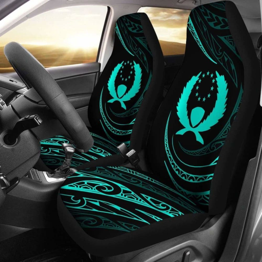 Pohnpei Islands Car Seat Covers - Turquoise - Frida Style -