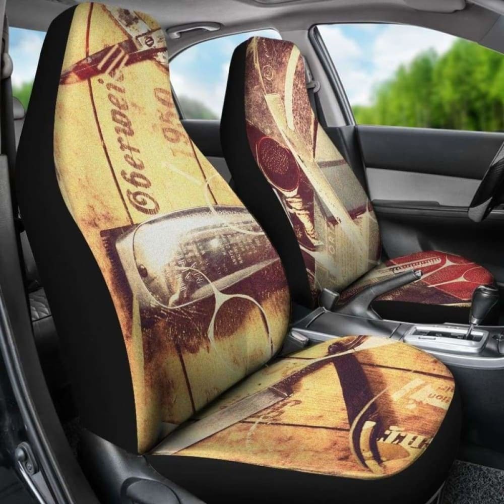 Vintage Hair Tools Car Seat Covers