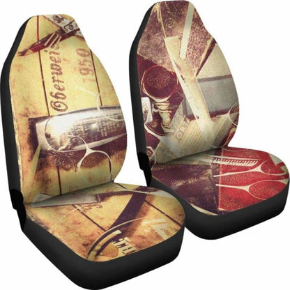 Vintage Hair Tools Car Seat Covers