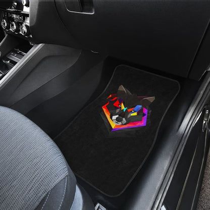 Poly Art Wolf Car Floor Mats