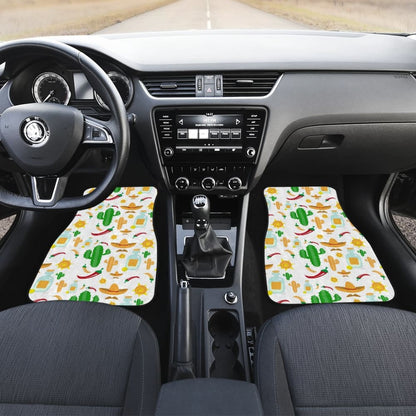 Chili Cactus Plant Mexico Pattern Car Floor Mats