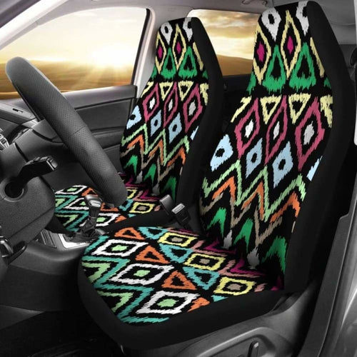 Southwest Najo Native American Watercolor Auto Seat Covers