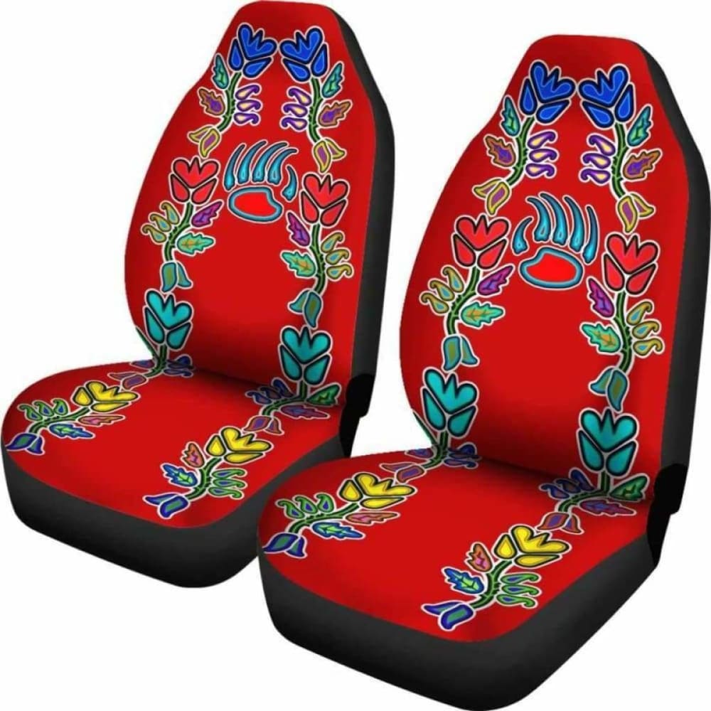 Floral Generations Red with Bearpaw Car Seat Covers