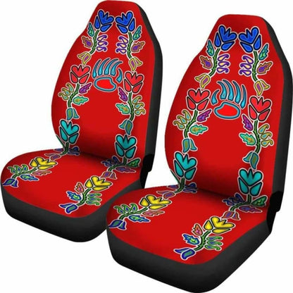 Floral Generations Red with Bearpaw Car Seat Covers