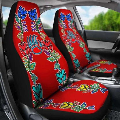 Floral Generations Red with Bearpaw Car Seat Covers