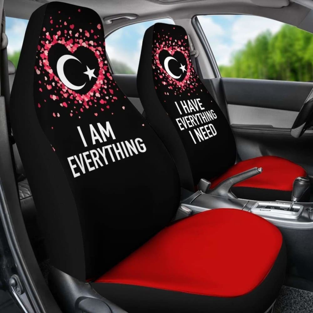 Turkey Car Seat Covers Couple Valentine Everthing I Need (Set Of Two)
