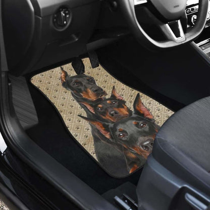 Doberman Car Floor Mats Funny For Doberman Dog Lover