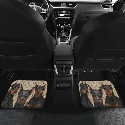 Doberman Car Floor Mats Funny For Doberman Dog Lover