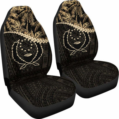 Pohnpei Car Seat Covers Golden Coconut