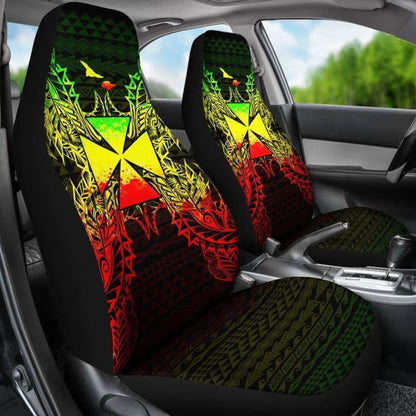 Wallis And Futuna Polynesia Car Seat Cover Map Reggae