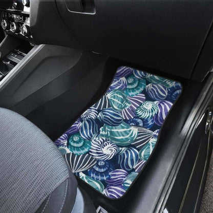 Shell Design Pattern Front And Back Car Mats