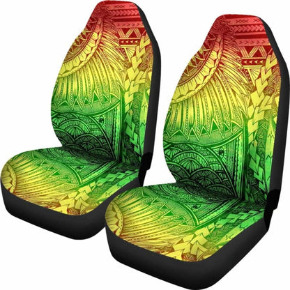 Polynesian Car Seat Cover - Polynesian Tattoo -
