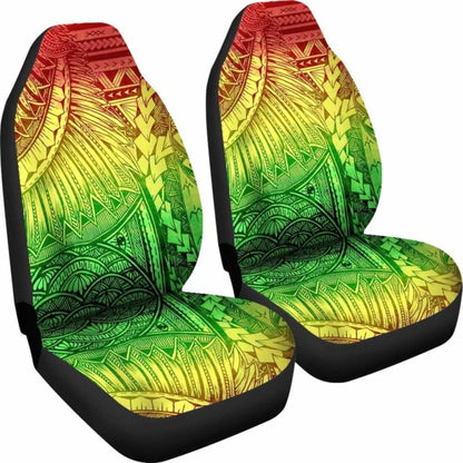 Polynesian Car Seat Cover - Polynesian Tattoo -