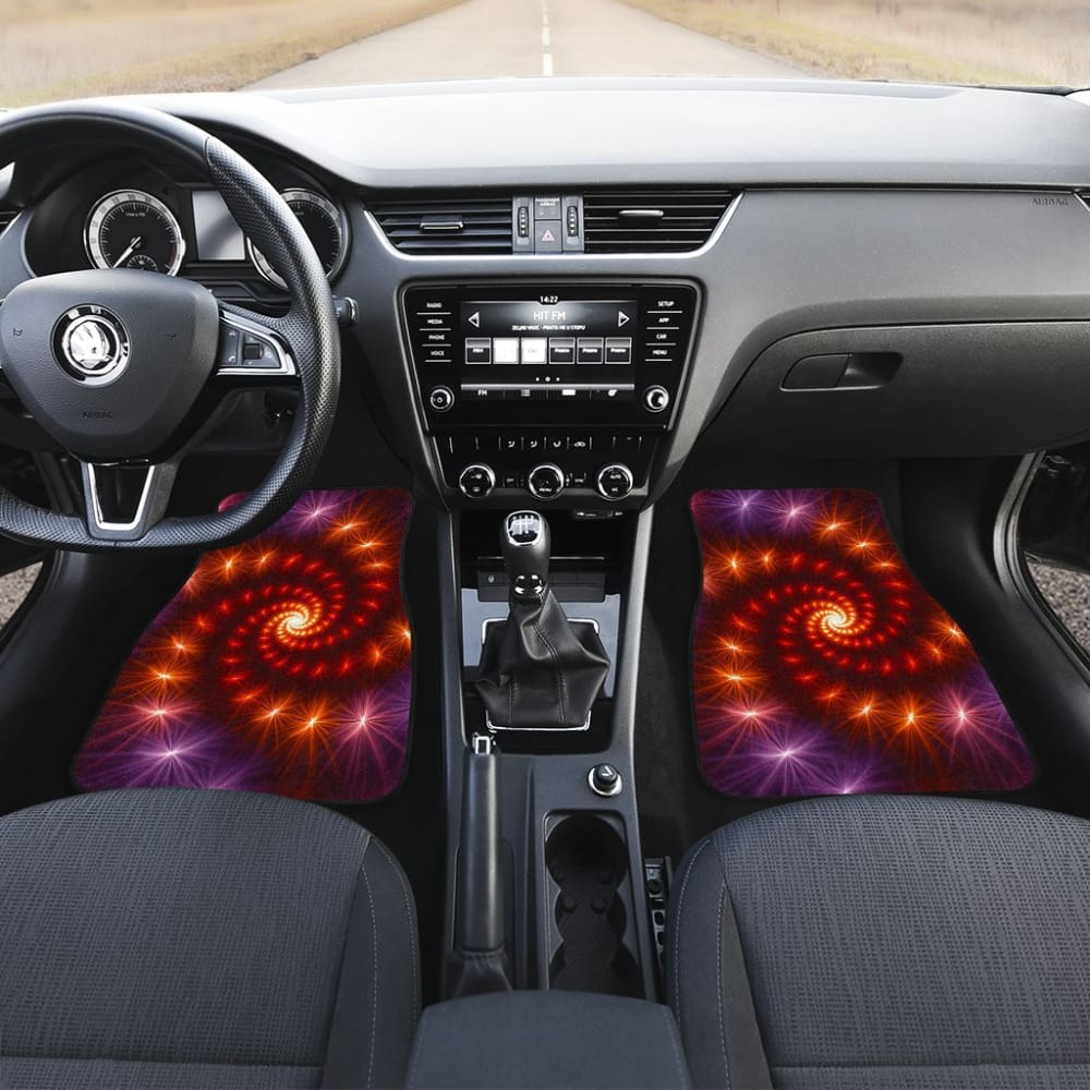 Amazing Gift Ideas Spin Fireworks Car Floor Mats