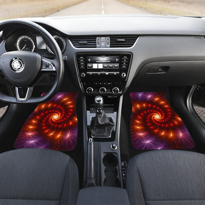 Amazing Gift Ideas Spin Fireworks Car Floor Mats