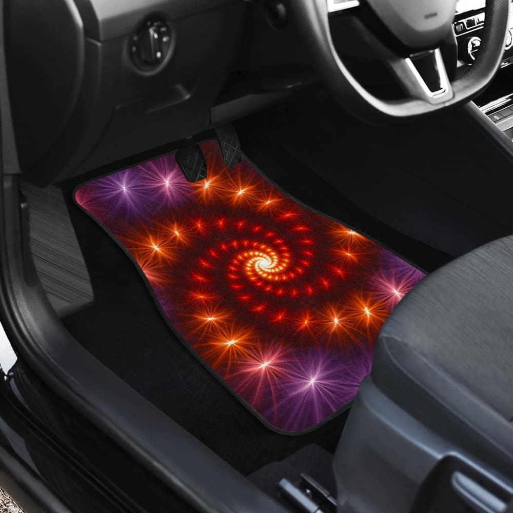 Amazing Gift Ideas Spin Fireworks Car Floor Mats