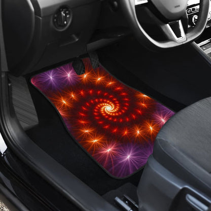Amazing Gift Ideas Spin Fireworks Car Floor Mats