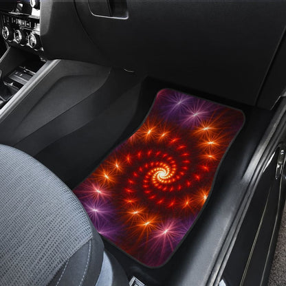 Amazing Gift Ideas Spin Fireworks Car Floor Mats