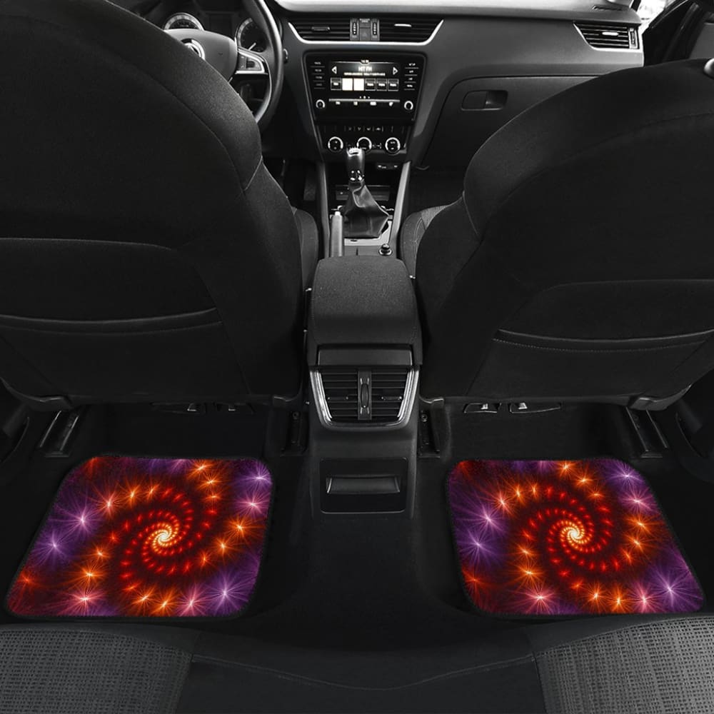 Amazing Gift Ideas Spin Fireworks Car Floor Mats
