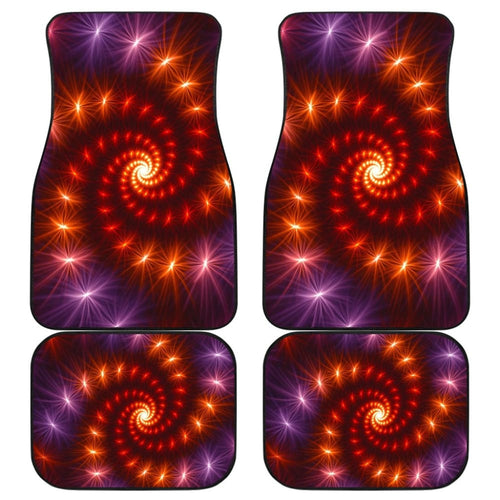 Amazing Gift Ideas Spin Fireworks Car Floor Mats