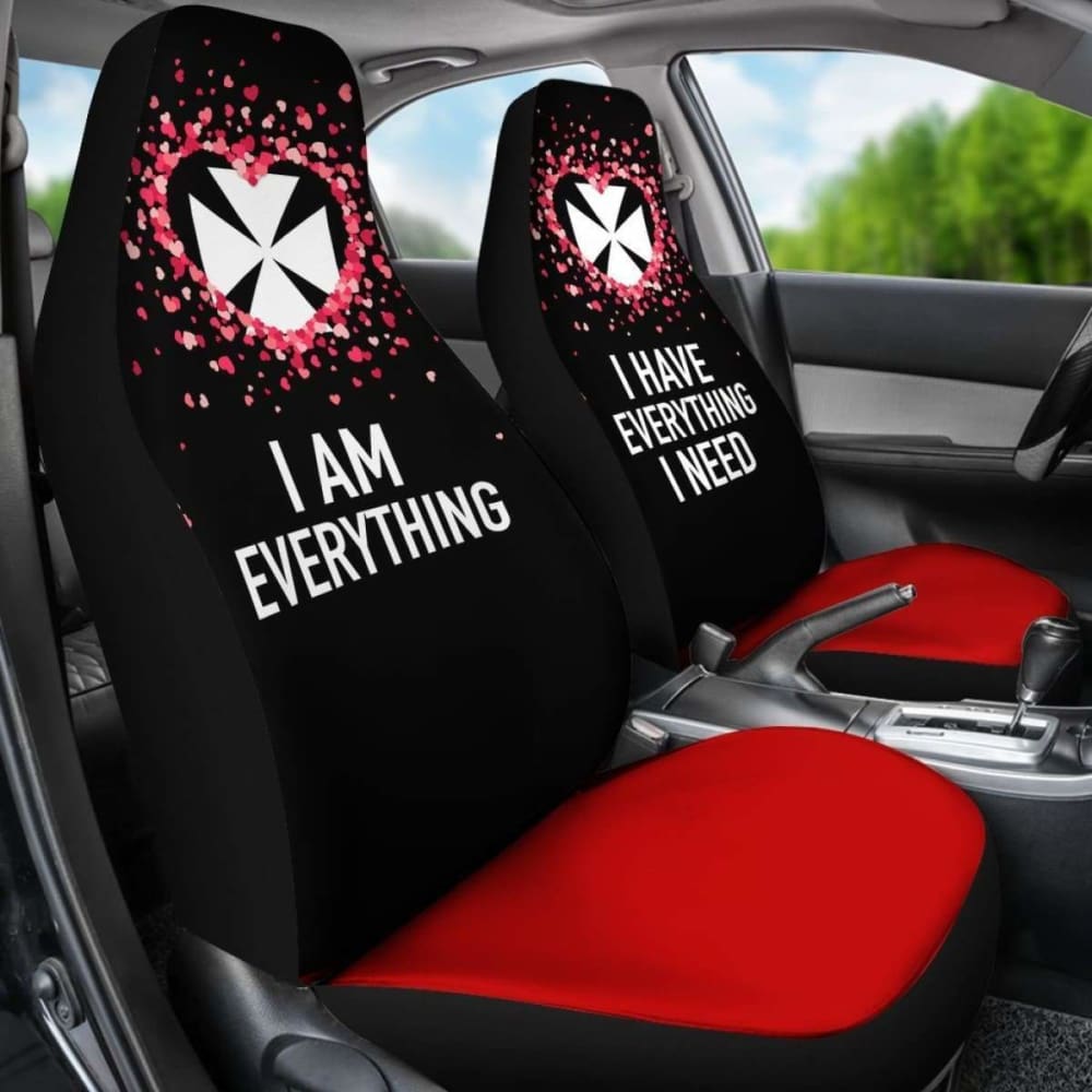 Wallis And Futuna Car Seat Covers Couple Valentine Everthing I Need (Set Of Two)
