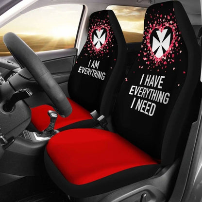 Wallis And Futuna Car Seat Covers Couple Valentine Everthing I Need (Set Of Two)