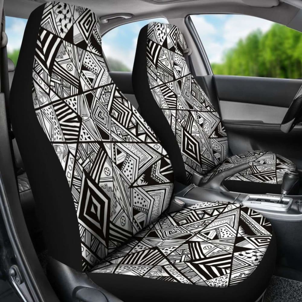 Polynesian Car Seat Cover - Polynesian Tattoo -