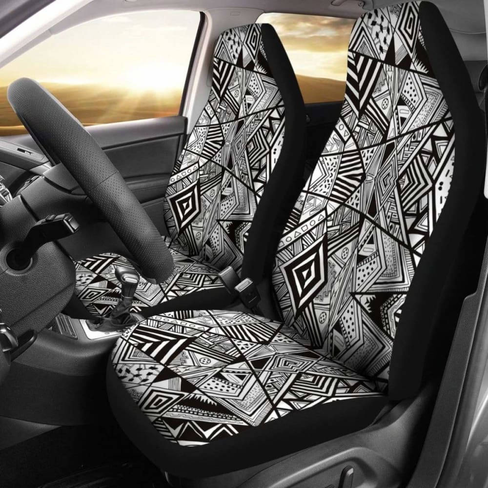 Polynesian Car Seat Cover - Polynesian Tattoo -