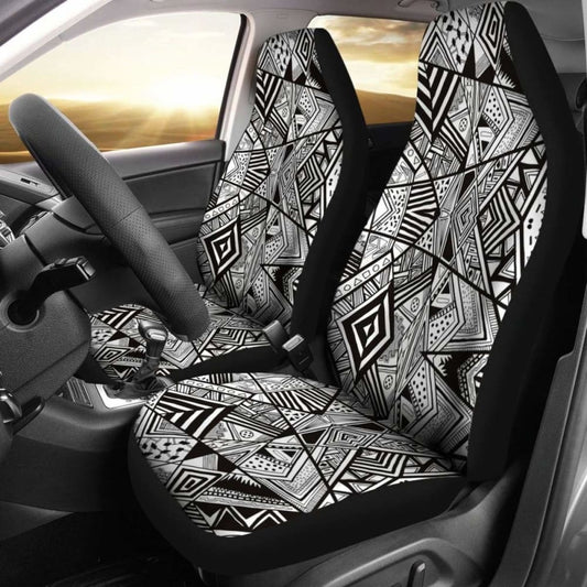 Polynesian Car Seat Cover - Polynesian Tattoo -