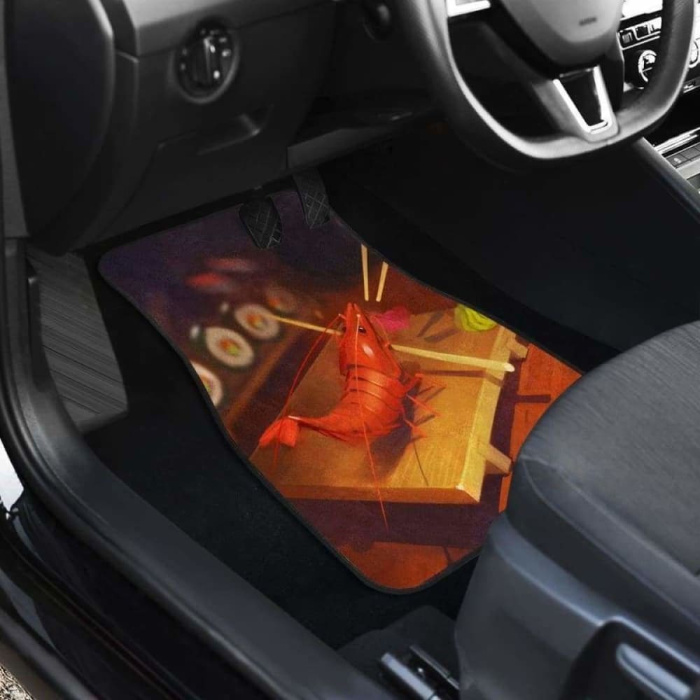Shrim Food Sushi Cartoon Car Floor Mats