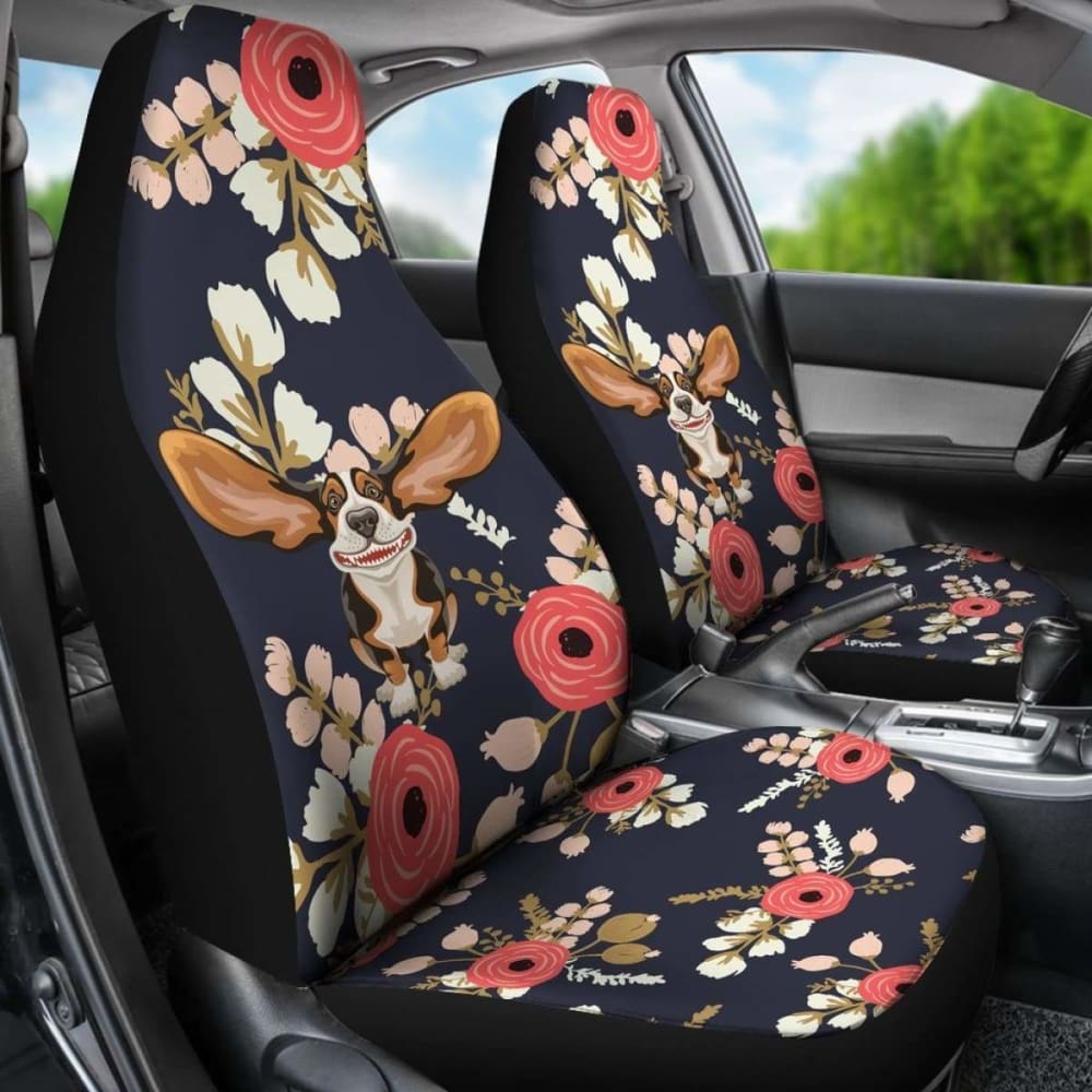 Floral Hound Car Seat Covers