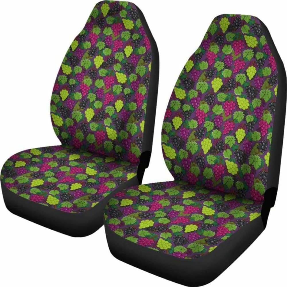 Purple, Red And Green Grapes Car Seat Covers