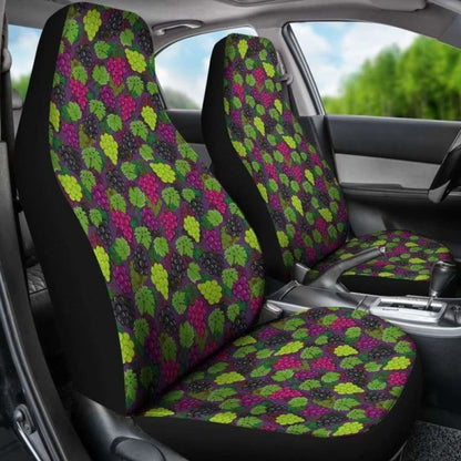 Purple, Red And Green Grapes Car Seat Covers