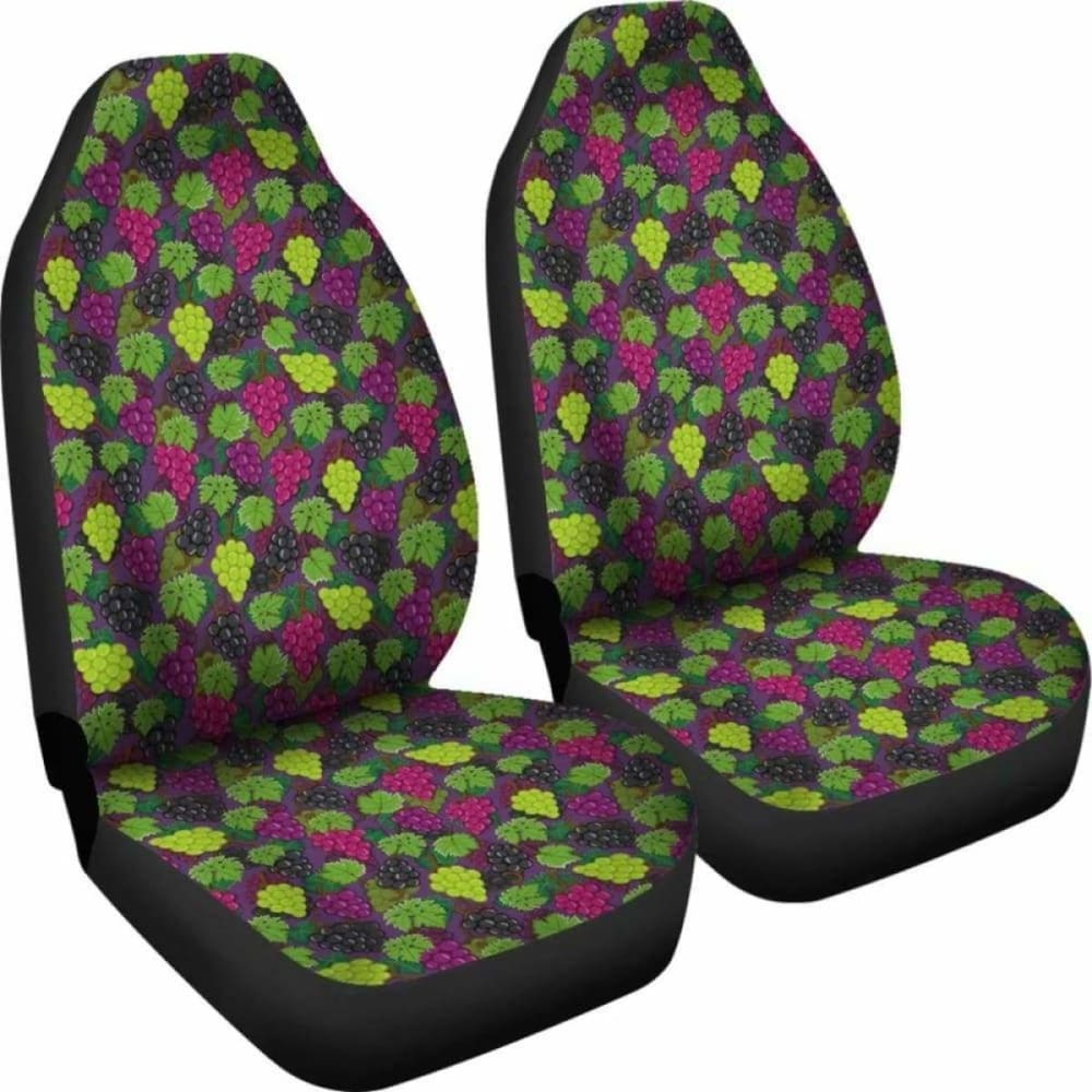 Purple, Red And Green Grapes Car Seat Covers