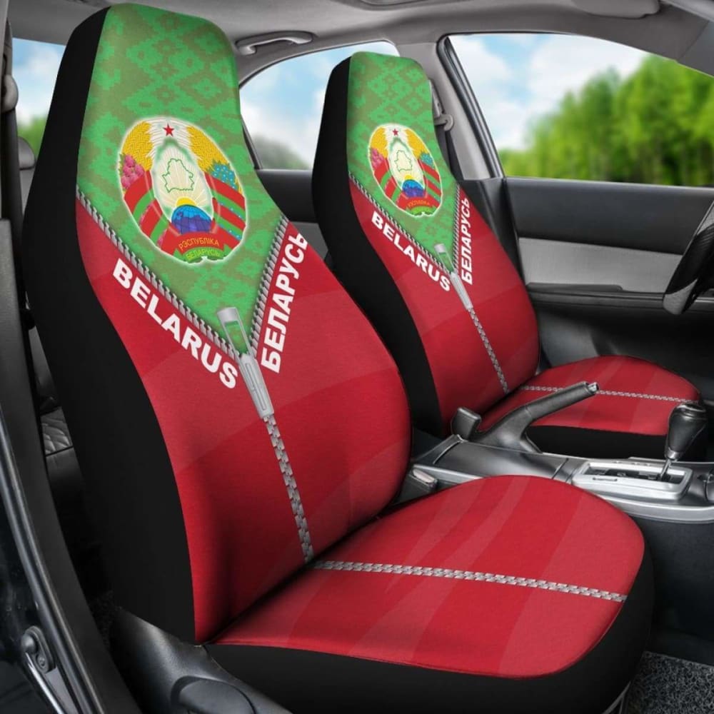 Belarus Car Seat Cover With Straight Zipper Style