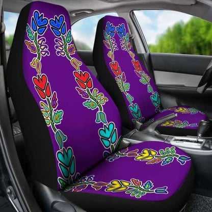 Generations Floral Purple Car Seat Covers