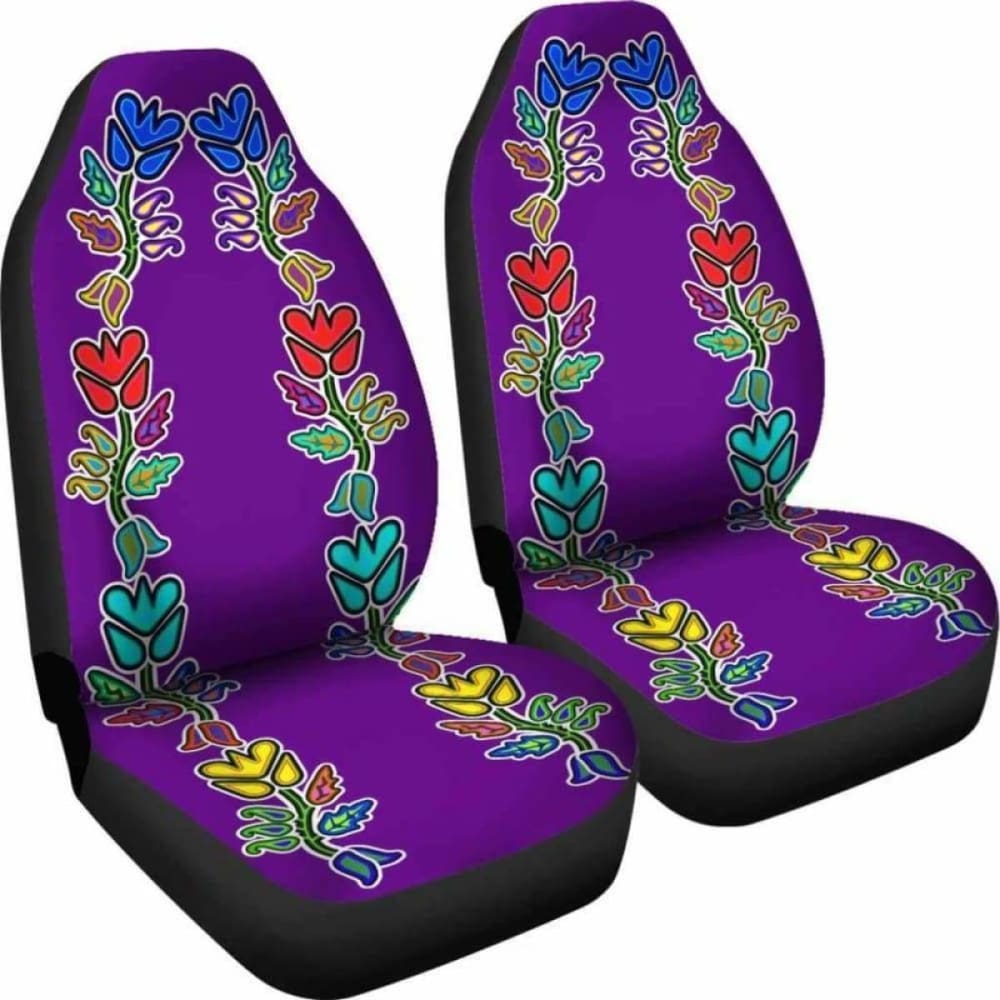 Generations Floral Purple Car Seat Covers