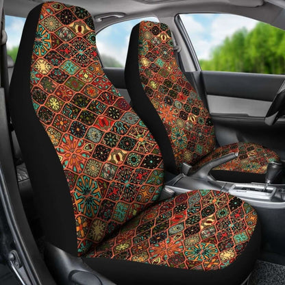 Yoga Floral And Mandala Car Seat Cover S