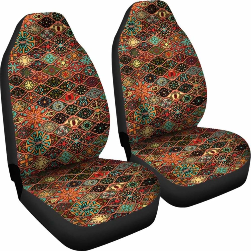 Yoga Floral And Mandala Car Seat Cover S