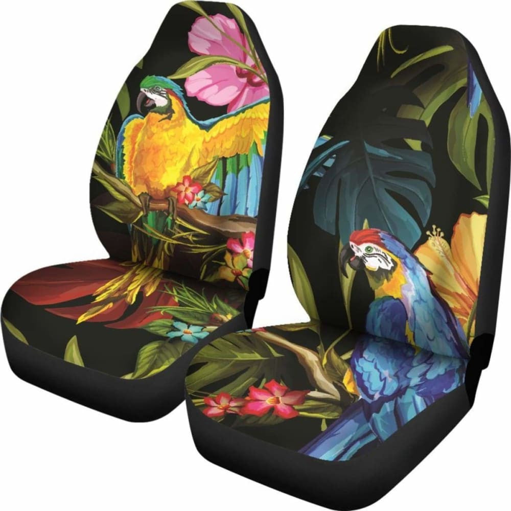 Two Parrots Car Seat Covers
