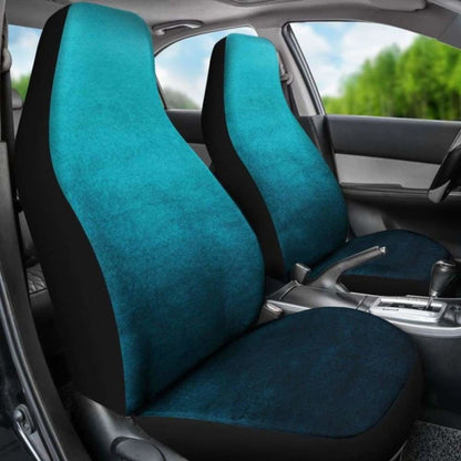 Teal Ombre Car Seat Covers Watercolor