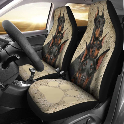 Doberman Dog Car Seat Covers Funny Idea For Your Car Seat