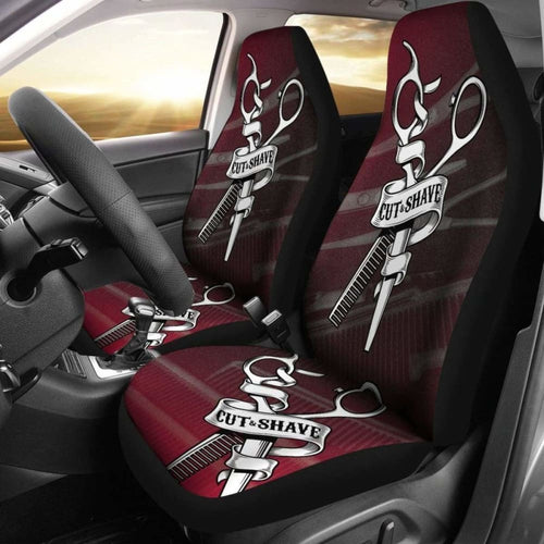 Cut And Shave Car Seat Covers - Hairstylist Bestseller