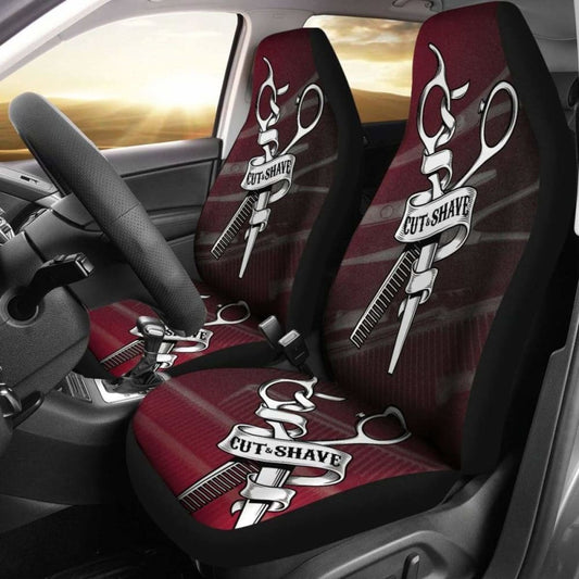 Cut And Shave Car Seat Covers - Hairstylist Bestseller