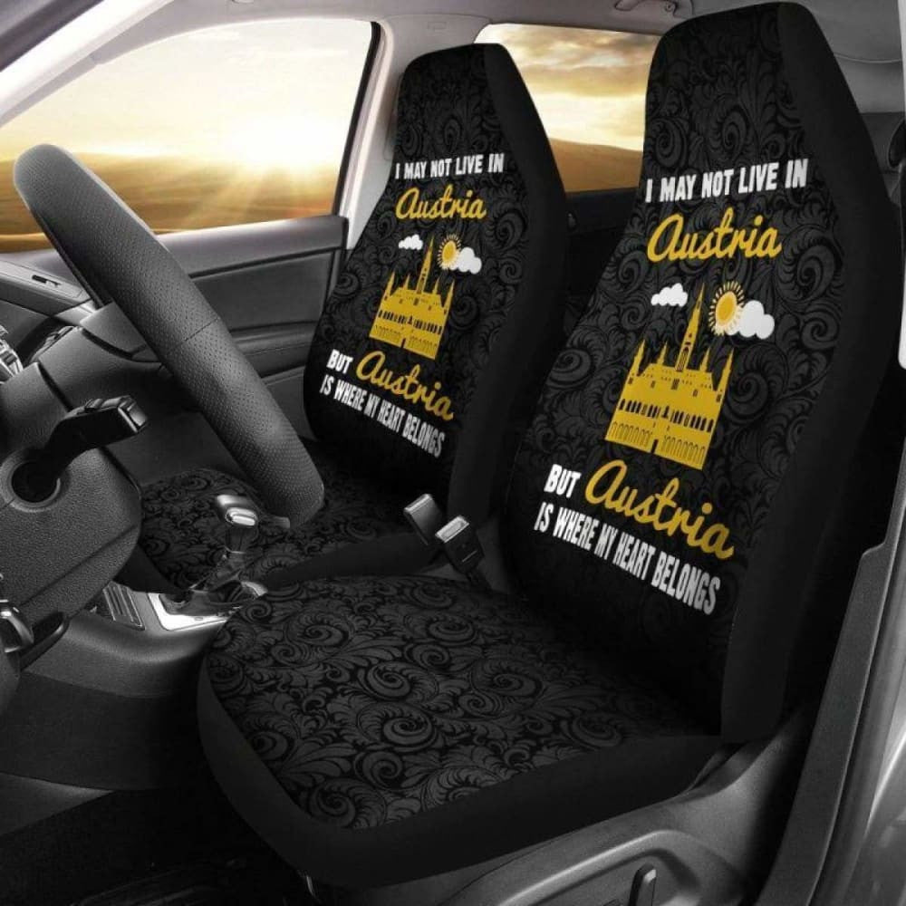 Austria Where My Heart Belongs Car Seat Covers