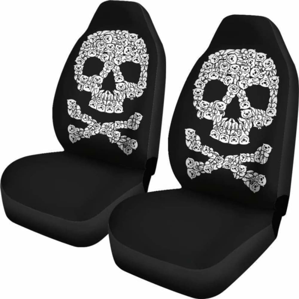 Skull Bears Car Seat Covers
